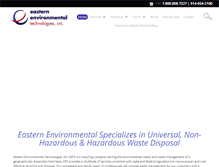 Tablet Screenshot of easternenvironmental.com